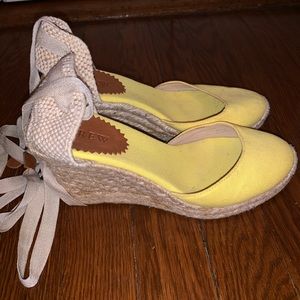 J.Crew espadrille wedge sandals